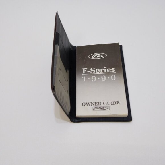 1990 Ford F-Series Owners Guide & Unused Manual Cover Card Document Carrier EUC - Picture 1 of 11